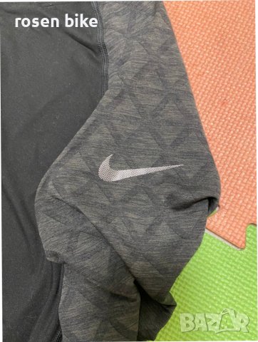 ''Nike Pro Mens Long Sleeve Training Top Black''оригинална мъжка блуза Л размер, снимка 3 - Спортни дрехи, екипи - 39128416