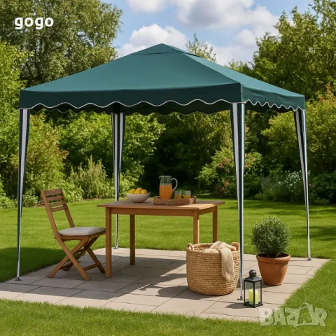 Градинска шатра Muhler G1017 300x400xH250см, снимка 3 - Градински мебели, декорация  - 50318326