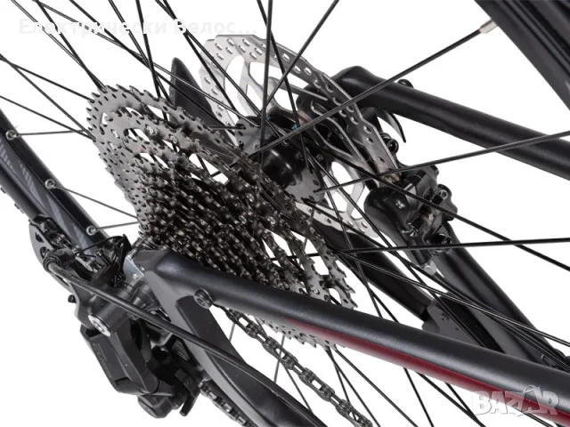 Крос електрически велосипед MTF Cross 7.5 W – Bafang M510, 95 Nm, до 200 км пробег, снимка 3 - Велосипеди - 56004725
