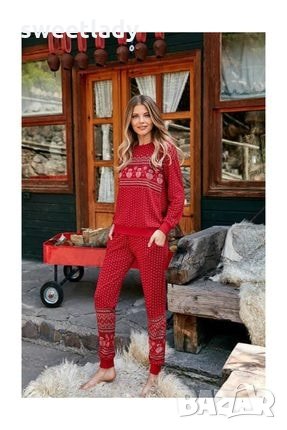 Дамска пижама Christmas, снимка 3 - Пижами - 31958856