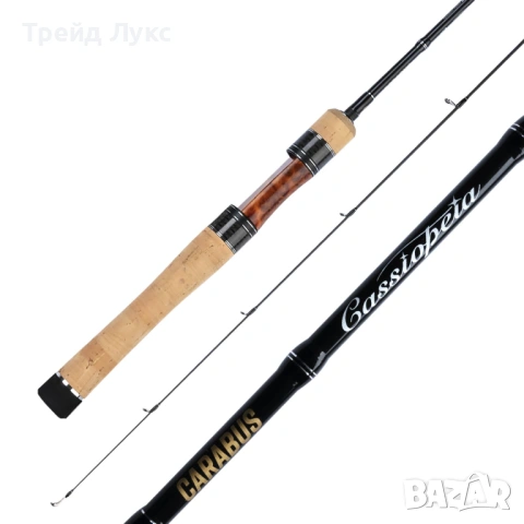 Abu Garcia Carabus Cassiopeia – CCAS-662UL - 1,8 m. 1-8g. с Оригинален Кадифен Калъф и Твърд Тубус!, снимка 5 - Въдици - 53127117