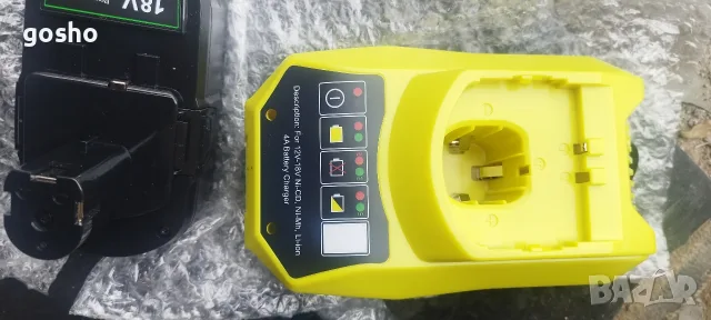 Батерии 2 броя и зарядно 18V 5.0Ah Li-ion P108 за Ryobi