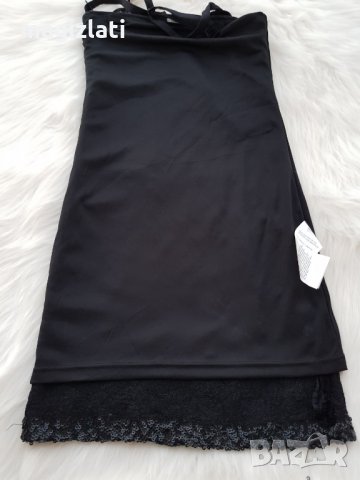 Дамска рокля с паети размер С-М, снимка 5 - Рокли - 29668191