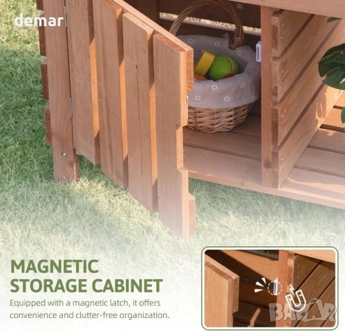 OOOK Детски кухненски комплект с навес, 3+ години, масивна ела, снимка 6 - Образователни игри - 52403381