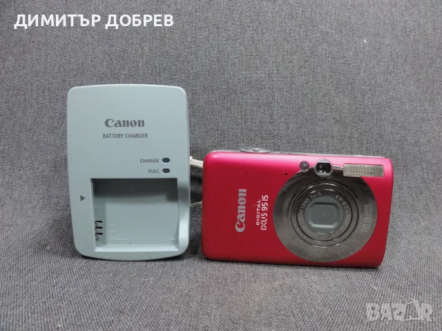 ЦИФРОВ ФОТОАПАРАТ CANON IXUS 95 IS 10.0MP CCD DIGITAL CAMERA Y2K DIGICAM