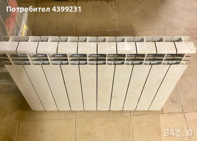 Алуминиев радиатор 10 ребра за парно