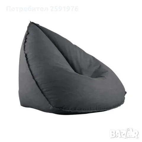 Пуф LAGOS 100% водоустойчив, в цвят антрацит, снимка 1