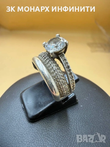 Сребърен пръстен /925/, снимка 3 - Пръстени - 54092390