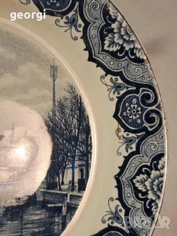 холандска декоративна порцеланова чиния за стена 22/2, снимка 4 - Декорация за дома - 49183035