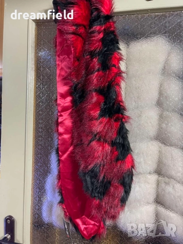 Яка изкуствен косъм, снимка 3 - Шалове - 52516434