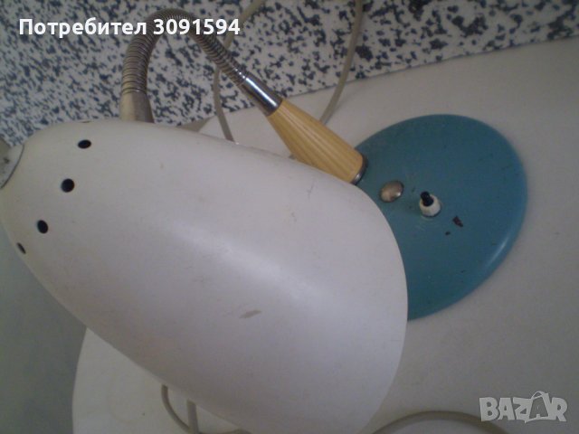 Ретро / работна лампа може да се ползва за нощно четене Baршава, снимка 3 - Антикварни и старинни предмети - 38261508