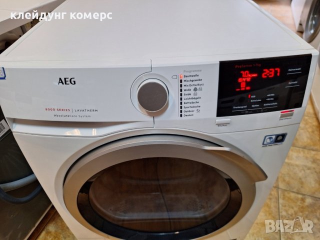 Сушилня с термопомпа AEG SERIES 8000 8кг. А+++, снимка 3 - Сушилни - 44256104