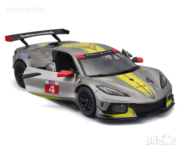 Метални колички: Chevrolet Corvette C8.R – 1:24, снимка 2 - Коли, камиони, мотори, писти - 55983861