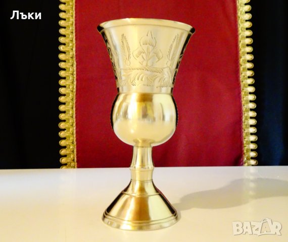Бронзов бокал за вино,чаша за вино,шедьовър. , снимка 11 - Антикварни и старинни предмети - 30408141