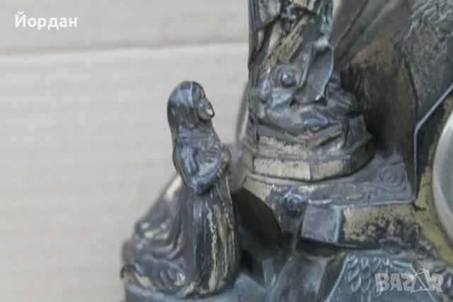 Настолен часовник с латерна, снимка 9 - Антикварни и старинни предмети - 49713597