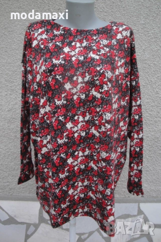 4XL нови цветни блузи – 18лв., снимка 8 - Блузи с дълъг ръкав и пуловери - 52818954