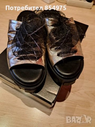 Дамски чехли естествена кожа , снимка 5 - Чехли - 54253633