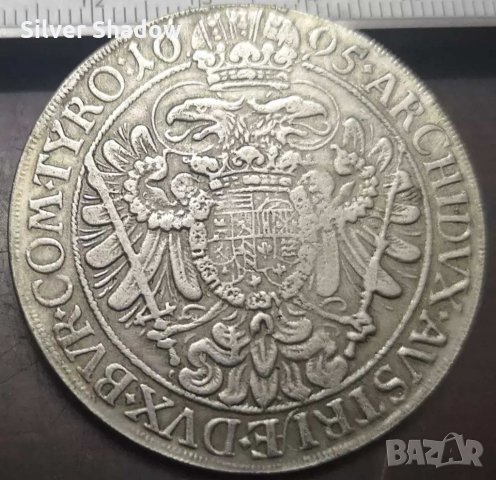 Монета Австрия - 1 Талер 1695 г. Леополд I - Реплика, снимка 2 - Нумизматика и бонистика - 35613761