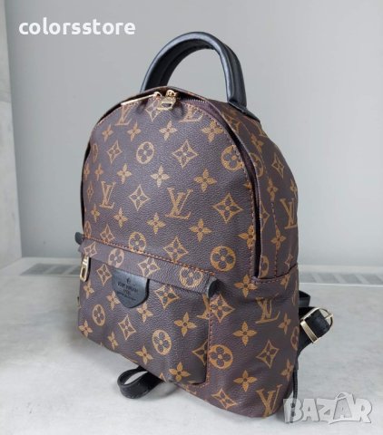 Кафява раница  Louis Vuitton код AF148, снимка 5 - Раници - 38831133