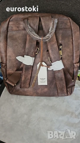 Missnine Модна дамска раница-чанти от изкуствена кожа, трансформираща се винтидж чанта за пътуване, снимка 9 - Чанти - 51379679