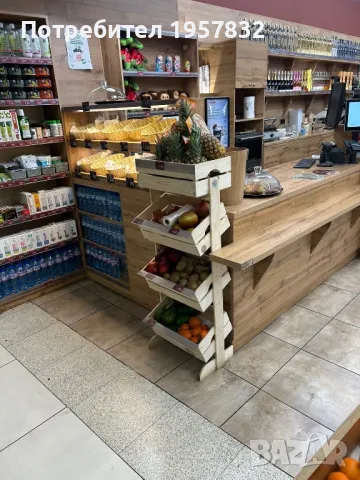 Дървени стелажи за плод и зеленчук, снимка 17 - Стелажи и щандове - 48841107