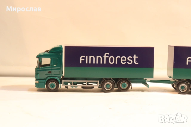 HERPA H0 1/87 SCANIA TIR АВТОВЛАК КАМИОН МОДЕЛ, снимка 2 - Колекции - 54225942