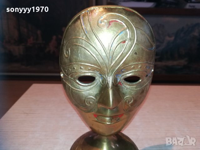 FACE-МАСКА-МЕД//МЕСИНГ-ВНОС шВЕИЦАРИЯ 0411201829, снимка 7 - Колекции - 30675705