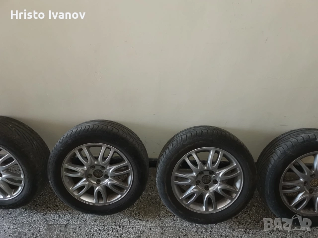 Оригинални лети джанти от Laguna 2 с гуми, снимка 2 - Гуми и джанти - 53885881