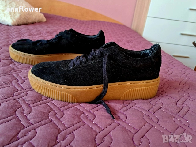 Обувки S 1909 естествена кожа-велур 