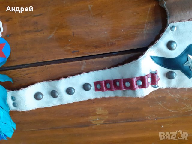 Стар детски Индиански комплект, снимка 4 - Други ценни предмети - 31733205