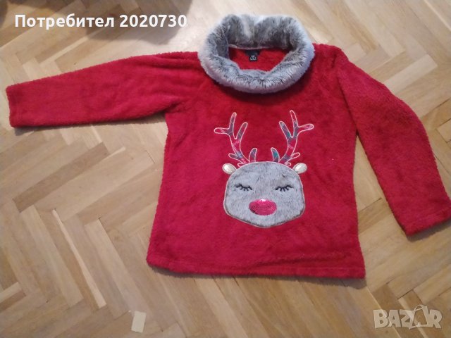 Коледен пуловер, снимка 2 - Блузи с дълъг ръкав и пуловери - 44293532