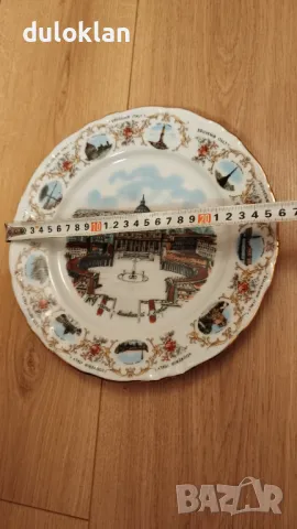 Красива порцеланова чиния от Ватикана., снимка 2 - Колекции - 44707494