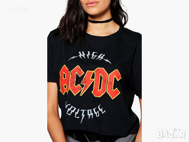  Дамска тениска AC/DC 9 модела всички размери , снимка 3 - Тениски - 30103415