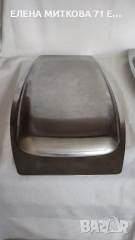 Масивно и голямо швейцарско плато за сервиране на храна/неръждаема стомана с маркировка, снимка 2 - Чинии - 49387906