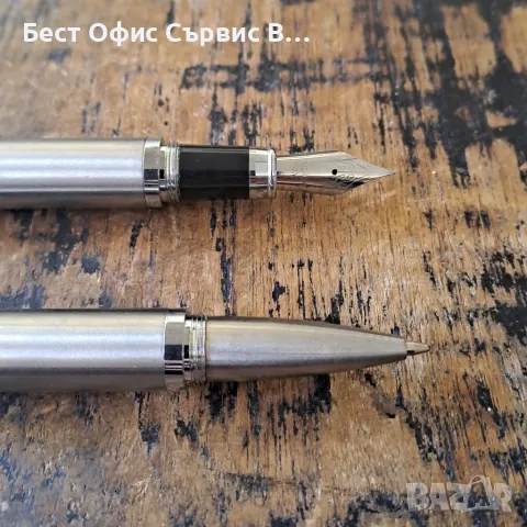 писалка и химикалка комплект масивни метални, внос от Германия, снимка 5 - Ученически пособия, канцеларски материали - 49606816
