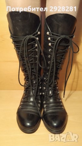Miz Mooz - дамски ботуши от естествена кожа с връзки, снимка 11 - Дамски ботуши - 31274038