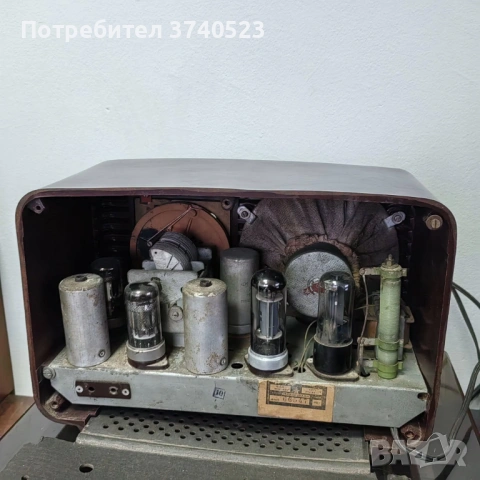 Старо Лампово радио “Пионер“ - работи, снимка 4 - Друга електроника - 54064352