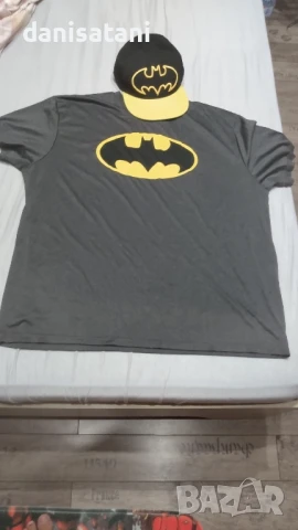 Мъжки Комплект Батман - тениска и шапка