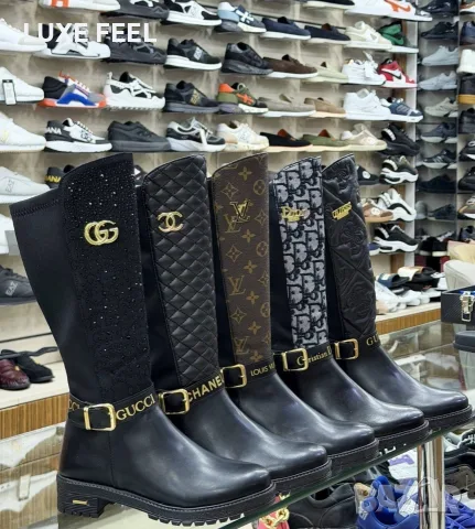 Louis Vuitton ⚜️ Dior ⚜️ Gucci ⚜️ Gusss⚜️Дамски Ботуши 