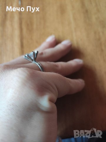 Сребърен пръстен (68), снимка 4 - Пръстени - 38586262