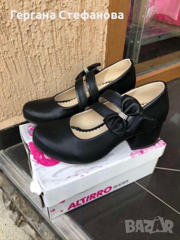 Затворени официални обувки на ток Номера-31,32,33,34,35,36 Цена -35лв, снимка 2 - Детски обувки - 37768322