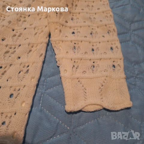 Нова плетена жилетка, снимка 3 - Жилетки - 51631160