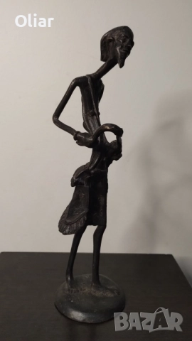 Чудесна статуетка. Метал., снимка 3 - Статуетки - 51956305