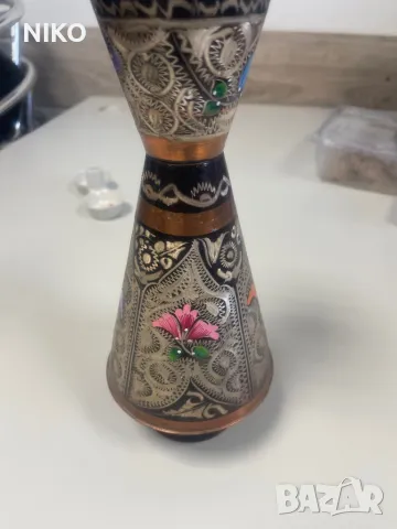 Медна ваза, снимка 2 - Вази - 49315113