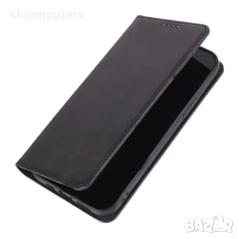Калъф тефтер флип bSmart Magnetic Book страничен, За Samsung Galaxy S25 Edge, Черен, снимка 5 - Калъфи, кейсове - 50282301