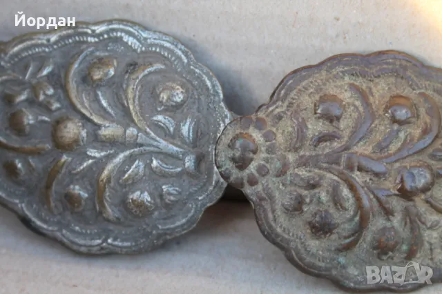 Стари бронзови пафти, снимка 4 - Антикварни и старинни предмети - 48942648