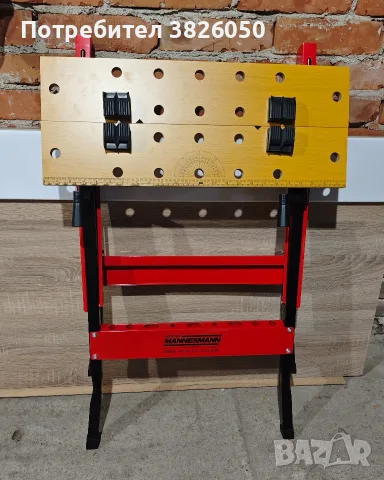 Сгъваема работна маса Mannesmann M7000, снимка 2 - Стяги - 56535754