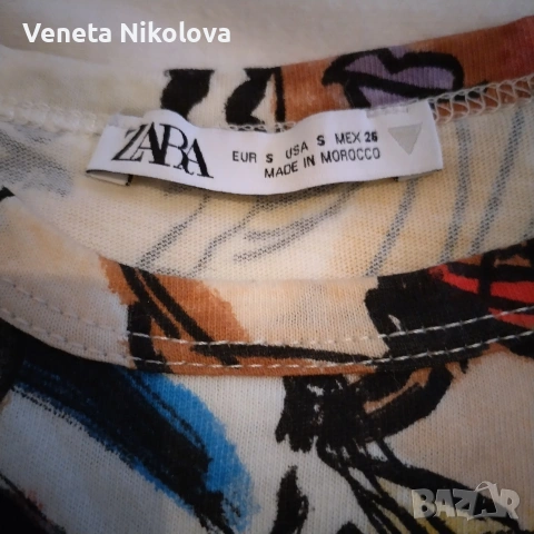 Дамска блуза с къс ръкав , снимка 2 - Тениски - 54246240