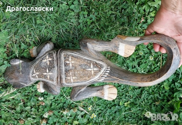 Дървена фигура, дърворезба, човек, дървен боздуган, снимка 6 - Статуетки - 51488414