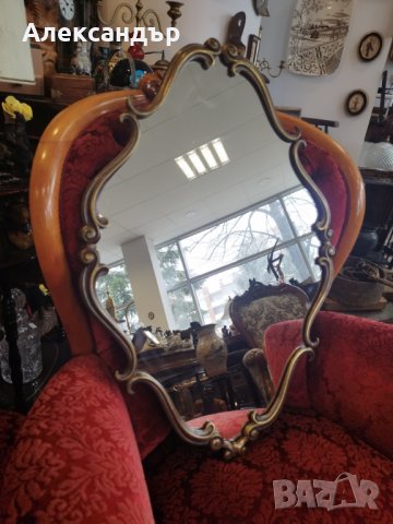 Френско огледало №3207 , снимка 2 - Антикварни и старинни предмети - 39077093